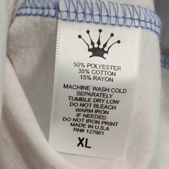 Dirtee Hollywood Shirt Women's Xlarge Long Sleeve Raglan - Picture 5 of 5